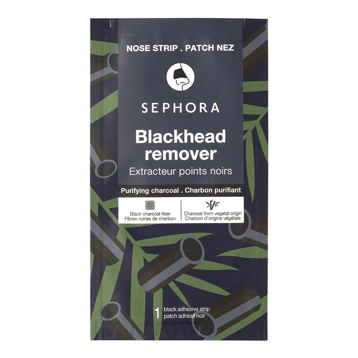 Charcoal Nose Strip - Eliminates Blackheads And Impurities — 1 pc